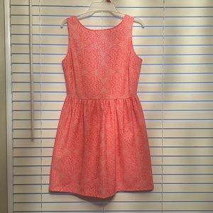 pink lacey dress